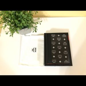 MCM passport holder black New